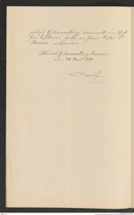 k.k. naturhistorisches Hofmuseum, Intendanzakten 1885-1896 (Hauer), Aktenzahl Z.293.a/1891, Seite 2